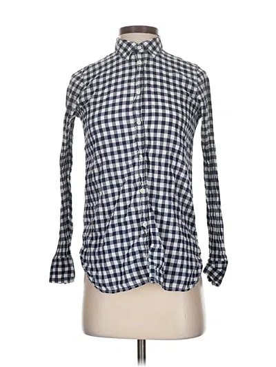 Pre-owned Jcrew Long Sleeve Button Down Shirt In Blue