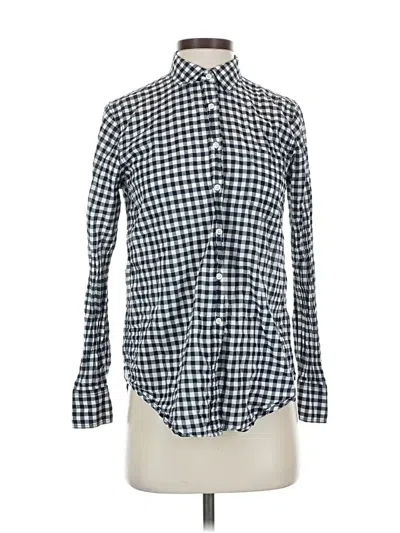 Pre-owned Jcrew Long Sleeve Button Down Shirt In Blue