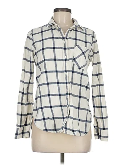 Pre-owned Jcrew Long Sleeve Button Down Shirt In Blue
