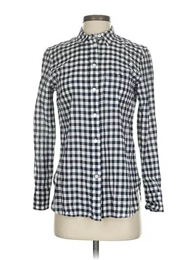 Pre-owned Jcrew Long Sleeve Button Down Shirt In Blue