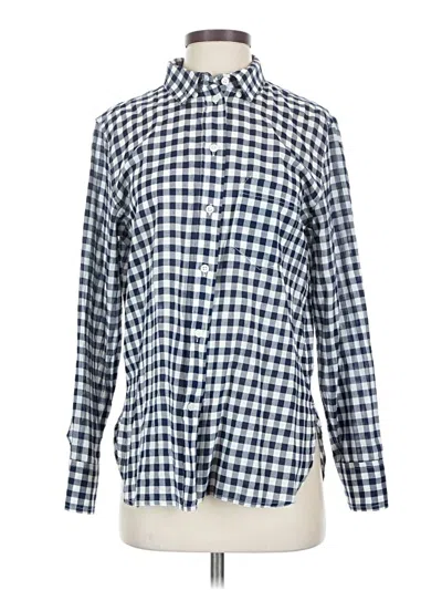 Pre-owned Jcrew Long Sleeve Button Down Shirt In Blue