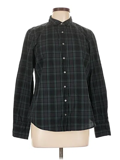 Pre-owned Jcrew Long Sleeve Button Down Shirt In Blue
