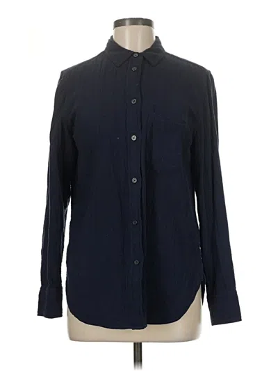 Pre-owned Jcrew Long Sleeve Button Down Shirt In Blue