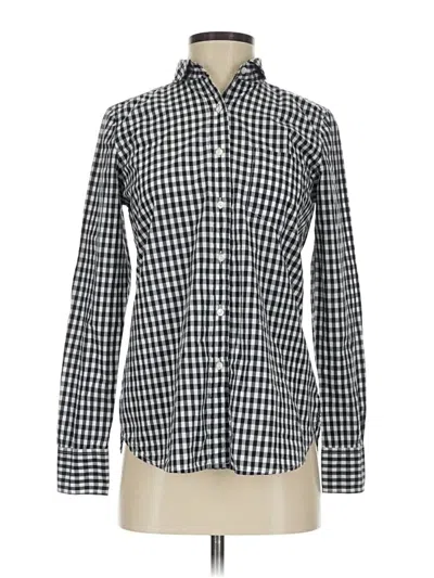 Pre-owned Jcrew Long Sleeve Button Down Shirt In Blue