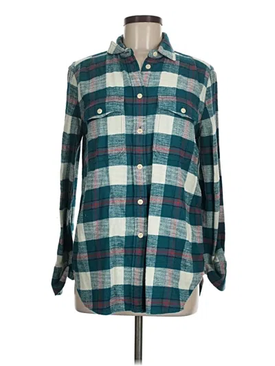 Jcrew Long Sleeve Button Down Shirt In Blue