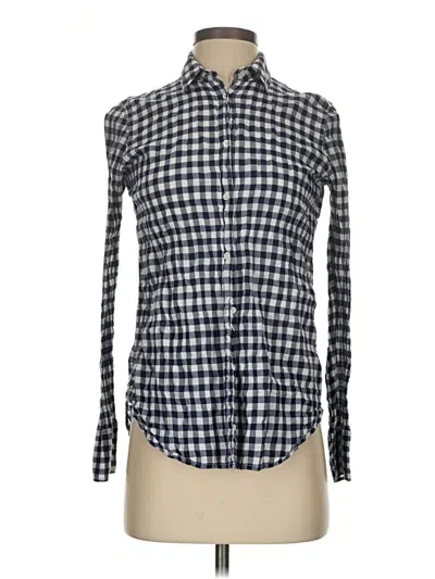 Pre-owned Jcrew Long Sleeve Button Down Shirt In Blue