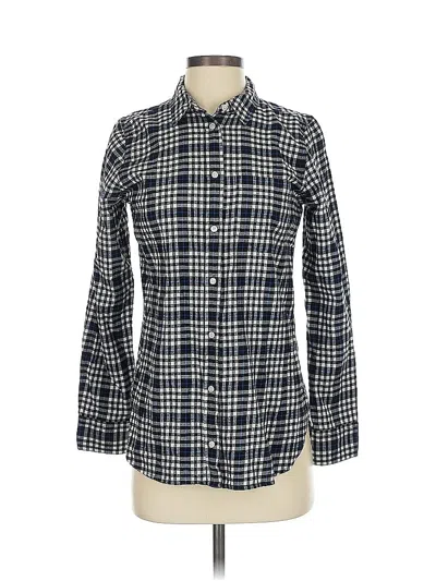 Pre-owned Jcrew Long Sleeve Button Down Shirt In Blue