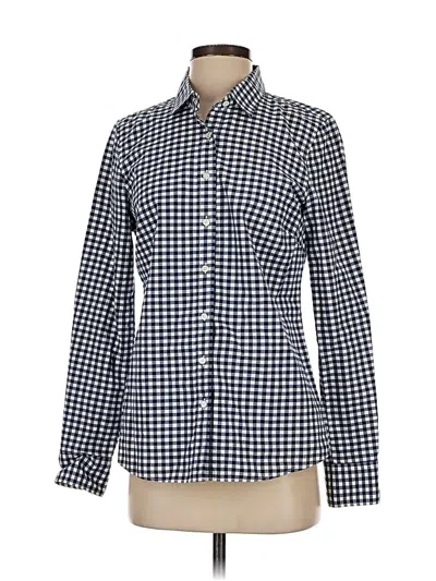 Pre-owned Jcrew Long Sleeve Button Down Shirt In Blue