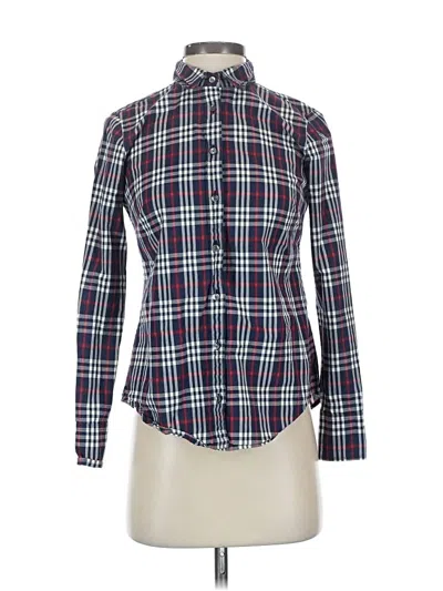 Pre-owned Jcrew Long Sleeve Button Down Shirt In Blue