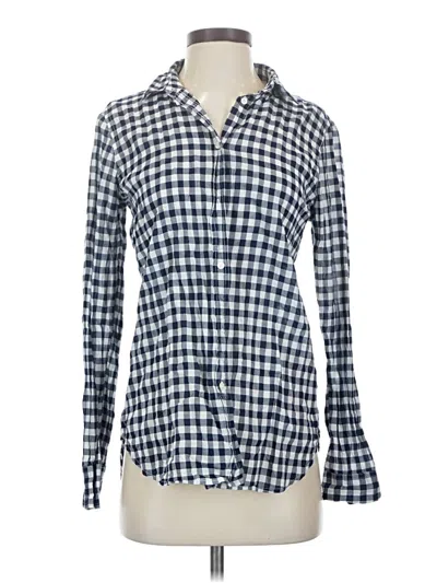 Pre-owned Jcrew Long Sleeve Button Down Shirt In Blue