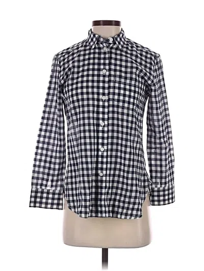 Pre-owned Jcrew Long Sleeve Button Down Shirt In Blue