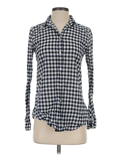 Pre-owned Jcrew Long Sleeve Button Down Shirt In Blue