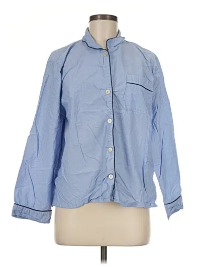 Pre-owned Jcrew Long Sleeve Button Down Shirt In Blue