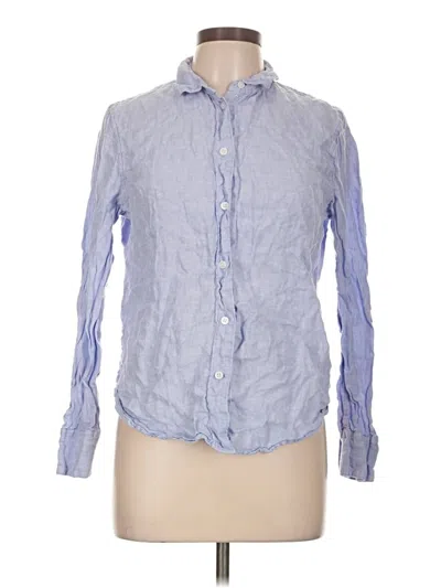 Pre-owned Jcrew Long Sleeve Button Down Shirt In Blue