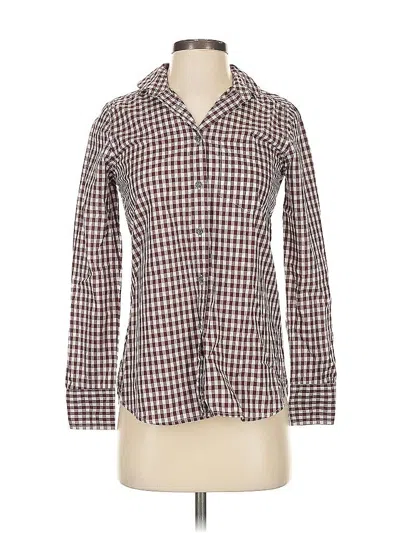 Pre-owned Jcrew Long Sleeve Button Down Shirt In Brown