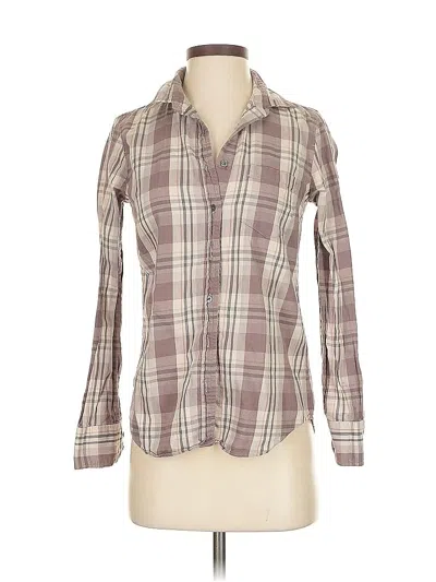 Pre-owned Jcrew Long Sleeve Button Down Shirt In Brown