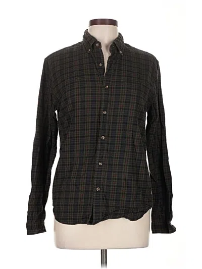 Pre-owned Jcrew Long Sleeve Button Down Shirt In Brown