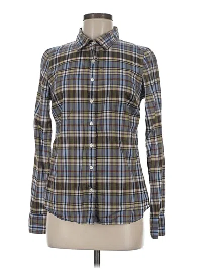 Pre-owned Jcrew Long Sleeve Button Down Shirt In Brown