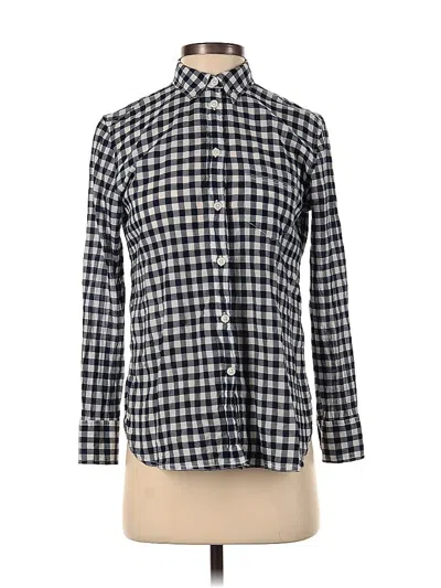 Pre-owned Jcrew Long Sleeve Button Down Shirt In Gray