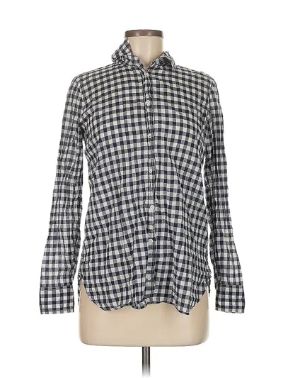 Pre-owned Jcrew Long Sleeve Button Down Shirt In Gray