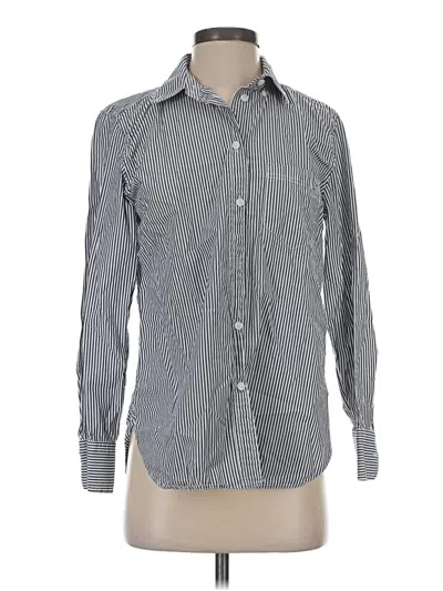Pre-owned Jcrew Long Sleeve Button Down Shirt In Gray