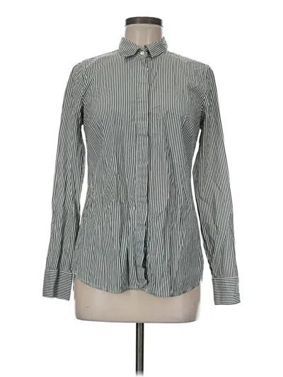Pre-owned Jcrew Long Sleeve Button Down Shirt In Gray