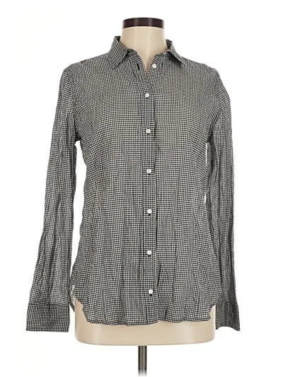 Jcrew Long Sleeve Button Down Shirt In Gray