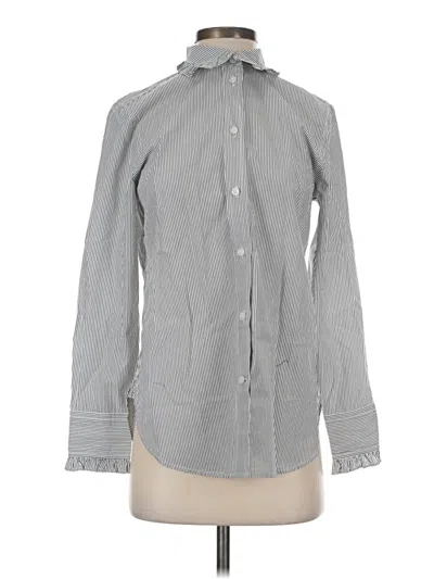 Jcrew Long Sleeve Button Down Shirt In Gray