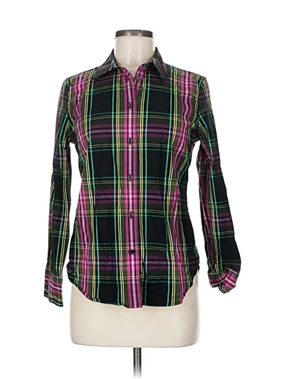 Pre-owned Jcrew Long Sleeve Button Down Shirt In Green