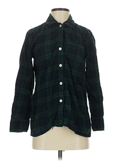 Pre-owned Jcrew Long Sleeve Button Down Shirt In Green