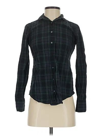 Pre-owned Jcrew Long Sleeve Button Down Shirt In Green