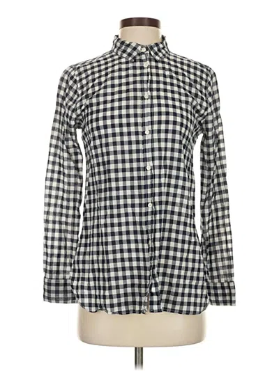 Pre-owned Jcrew Long Sleeve Button Down Shirt In Ivory