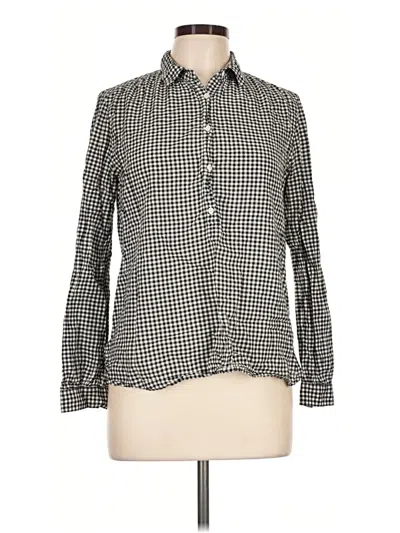 Pre-owned Jcrew Long Sleeve Button Down Shirt In Ivory
