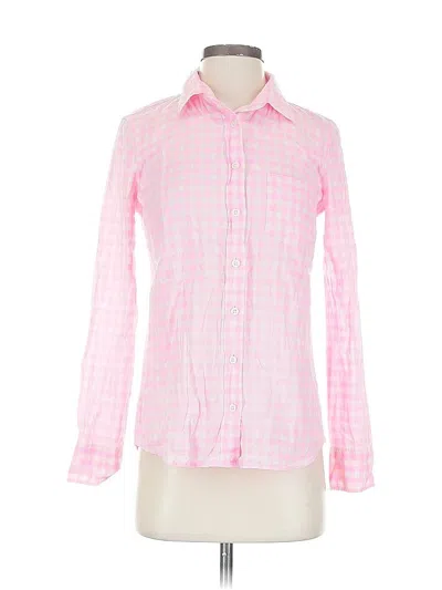 Pre-owned Jcrew Long Sleeve Button Down Shirt In Pink