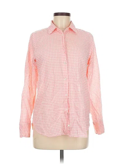 Pre-owned Jcrew Long Sleeve Button Down Shirt In Pink