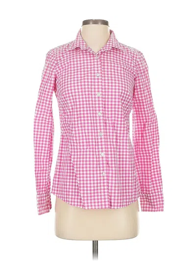 Pre-owned Jcrew Long Sleeve Button Down Shirt In Pink