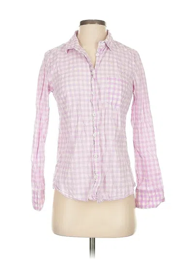 Pre-owned Jcrew Long Sleeve Button Down Shirt In Pink