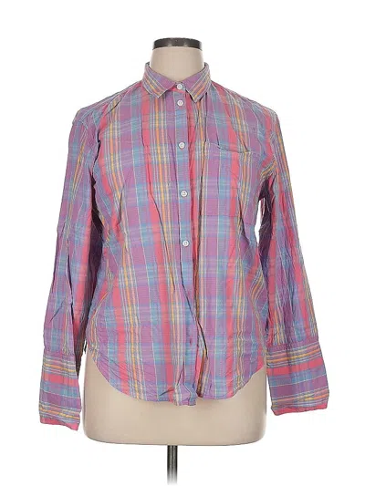 Pre-owned Jcrew Long Sleeve Button Down Shirt In Pink