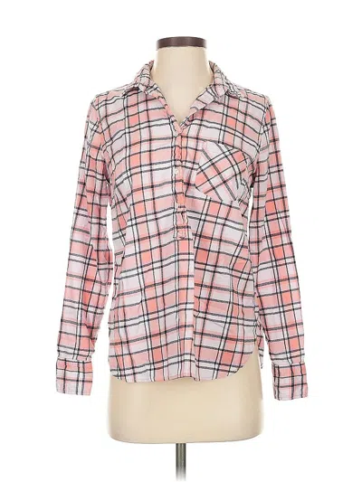 Pre-owned Jcrew Long Sleeve Button Down Shirt In Pink