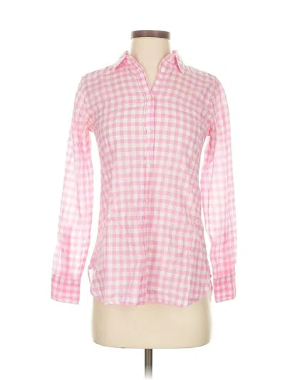Pre-owned Jcrew Long Sleeve Button Down Shirt In Pink
