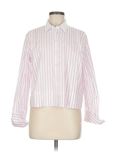 Pre-owned Jcrew Long Sleeve Button Down Shirt In Pink