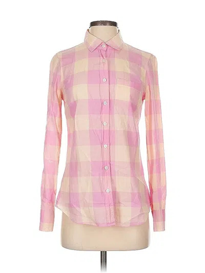 Pre-owned Jcrew Long Sleeve Button Down Shirt In Pink