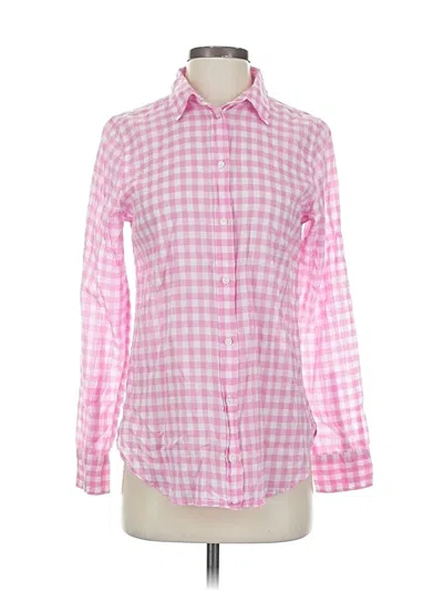 Pre-owned Jcrew Long Sleeve Button Down Shirt In Pink