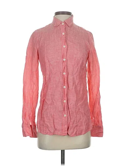 Pre-owned Jcrew Long Sleeve Button Down Shirt In Pink
