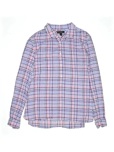 Pre-owned Jcrew Kids' Long Sleeve Button Down Shirt In Pink