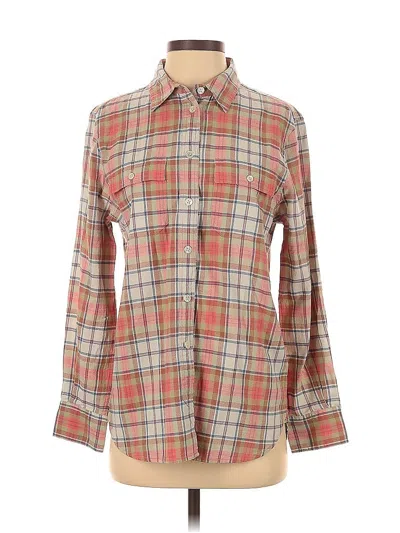 Pre-owned Jcrew Long Sleeve Button Down Shirt In Pink