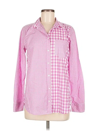Pre-owned Jcrew Long Sleeve Button Down Shirt In Pink