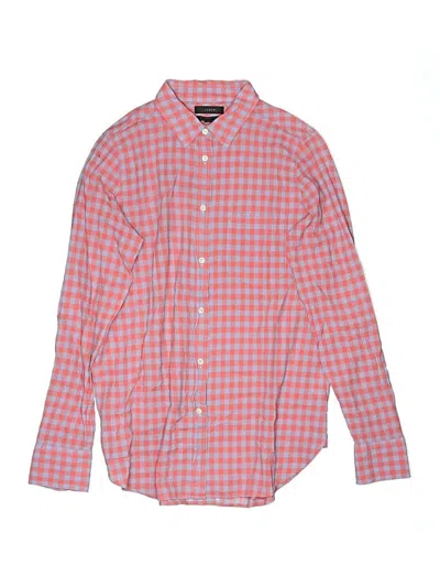 Pre-owned Jcrew Kids' Long Sleeve Button Down Shirt In Pink