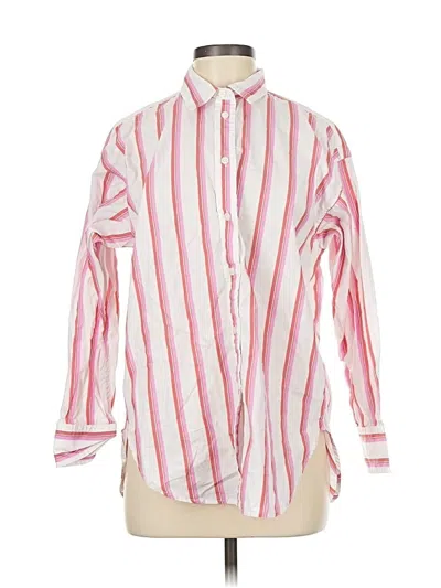 Pre-owned Jcrew Long Sleeve Button Down Shirt In Pink