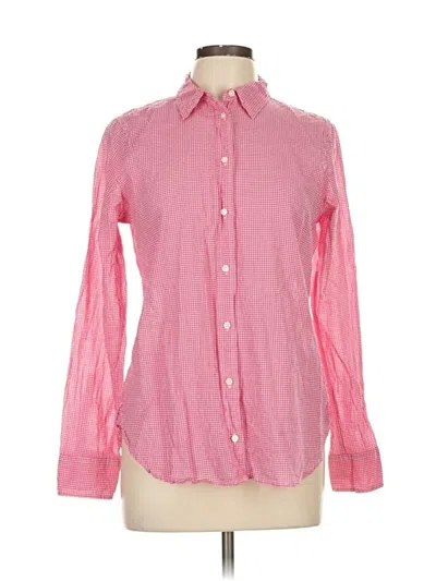 Pre-owned Jcrew Long Sleeve Button Down Shirt In Pink